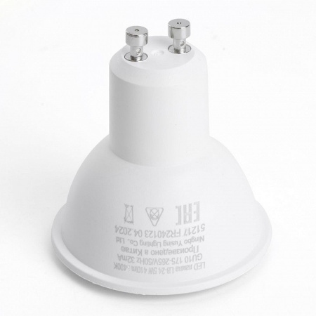 Лампа светодиодная Feron LB-24 GU10 5Вт 6400K 51217