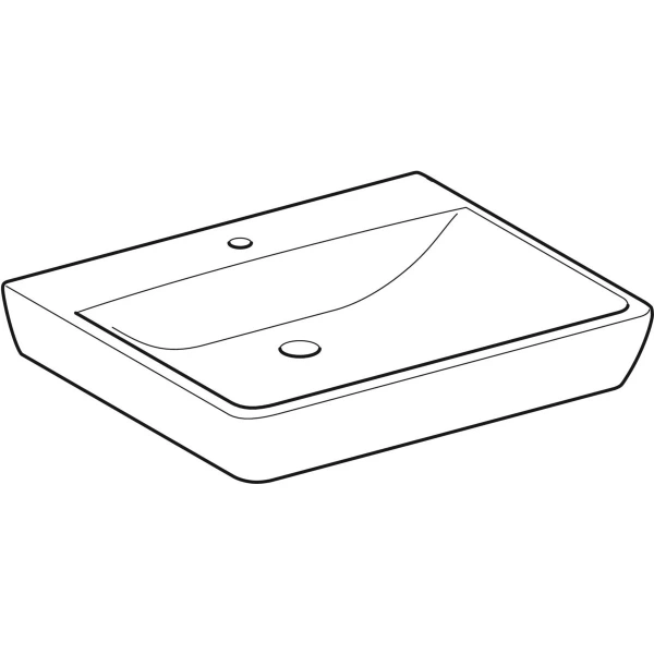 Раковина 65x55 см Geberit Renova Comfort 258567000
