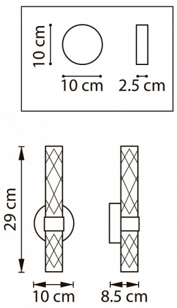 Бра Lightstar Acrile 737652