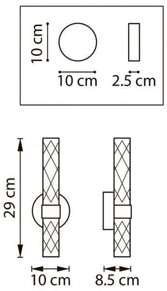 Бра Lightstar Acrile 737652