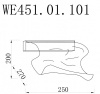 Накладной светильник Wertmark Hanna WE451.01.101