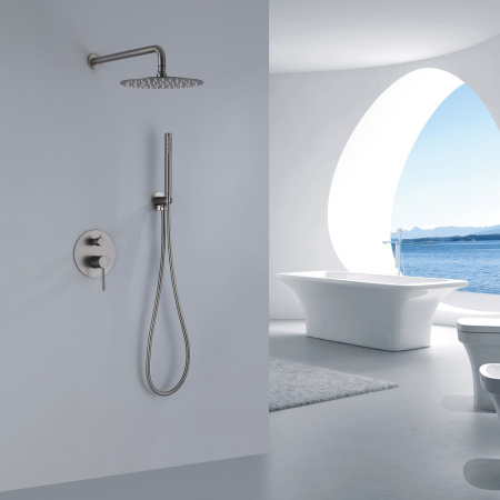 Душевой комплект Abber Emotion AF8818NG никель