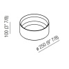 Контейнер Agape Constellation ACOM0305MC белый