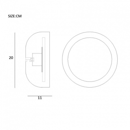 Накладной светильник Imperiumloft LOKE LOKE01