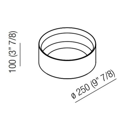 Контейнер Agape Constellation ACOM0305MC белый
