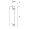 Полотенцедержатель Nicolazzi Accessori Classica 1498CR