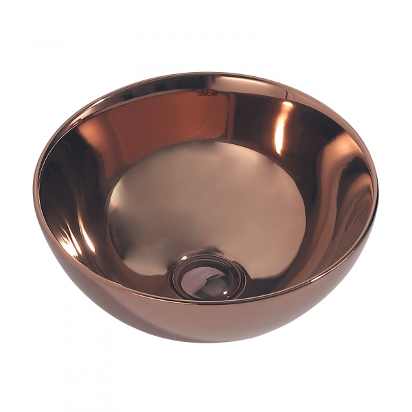 Раковина накладная Abber Bequem 32 AC2106RG розовое золото