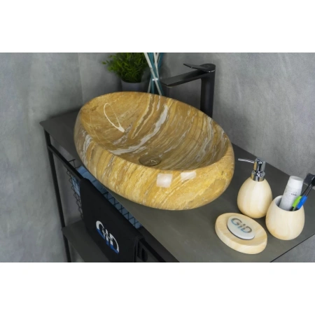 Раковина 59x40 см GID Stone Edition Mnc164