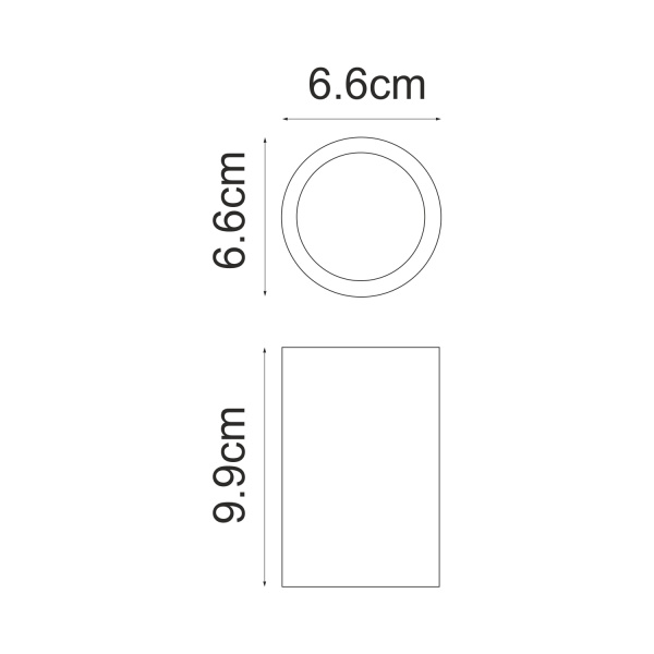 Стакан WasserKRAFT Havel K-7428 белый