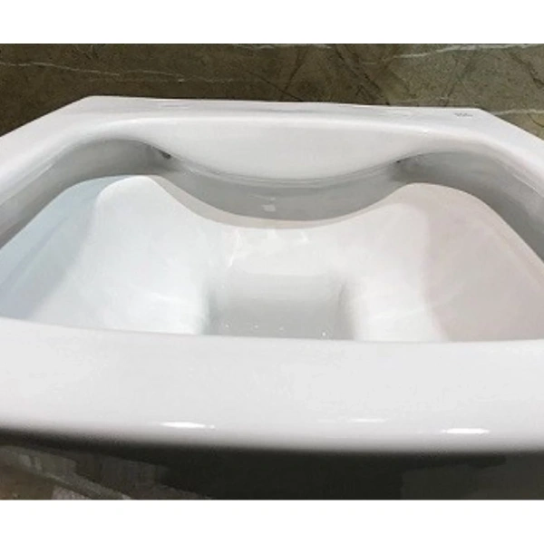 Унитаз подвесной CeramaLux 5171 безободковый, с сиденьем микролифт, белый