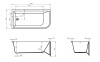 Акриловая ванна BelBagno 150x73 BB712-1500-730-L