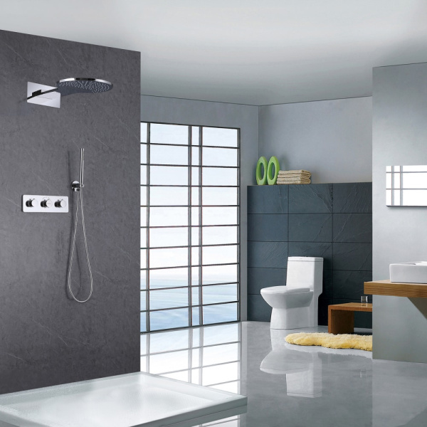 Душевой комплект Abber Wasser Kreis AF8151 с термостатом