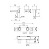 Смеситель для раковины Fantini Mint 34 13 F809B черный