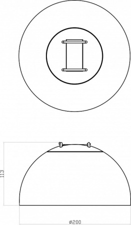 Накладной светильник Denkirs BELTY FLOW DK5560-BK