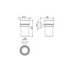 Стакан Kludi Vela S 25975N0 брашированное золото
