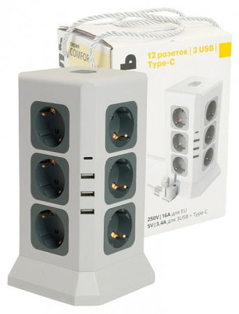 Удлинитель Stekker HM10-61-01 49991