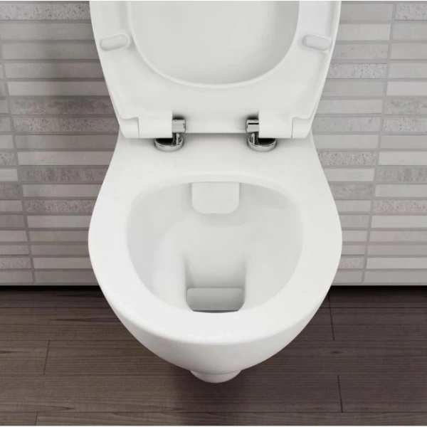 Унитаз подвесной Vitra S20 7741B003-6079 безободковый, с сиденьем микролифт, белый
