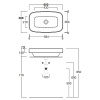 Раковина Simas Baden Baden 60 BB11bi*0