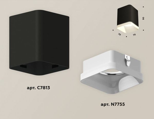 Накладной светильник Ambrella Light XS XS7813021