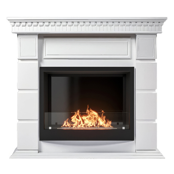 Каминокомплект: Биокамин Firelight BFP/P-2520 портал Elegante 25 белый