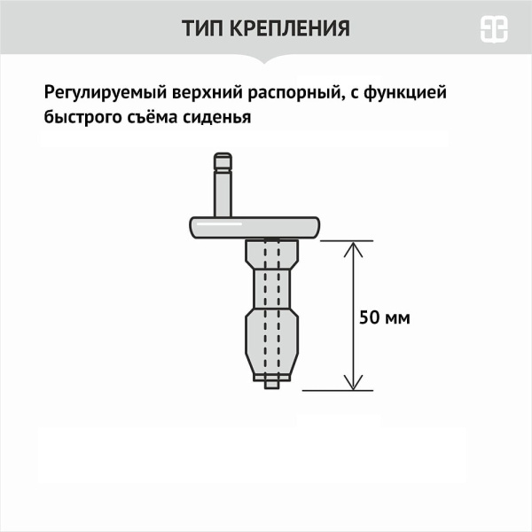 Сиденье Berges Patti Slim SO 013103