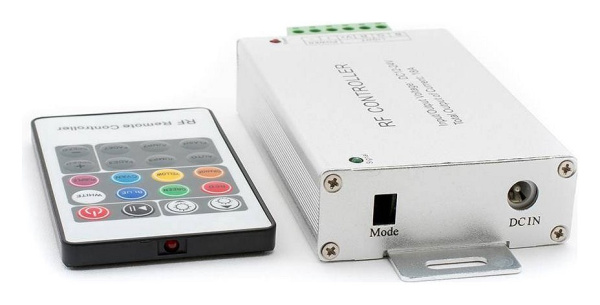 Контроллер-регулятор цвета RGB с пультом ДУ SWG RF RGB RF-RGB-20-18A