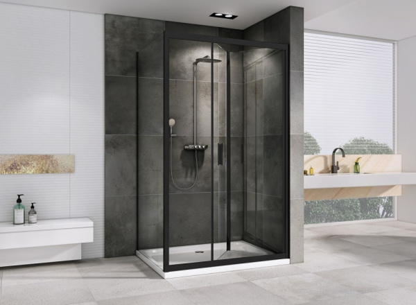 Душевой уголок Abber Sonnenstrand 120x90 AG07120B-S90B черный