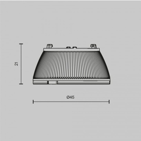 Линза Maytoni Technical Омут Lens003D45-15W