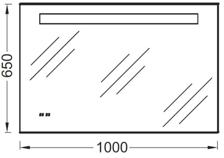 Зеркало Jacob Delafon 100 EB1416-NF