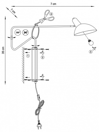Бра Lightstar Loft 765647