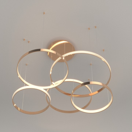 Подвесной светильник Eurosvet Posh 90175/5 медный