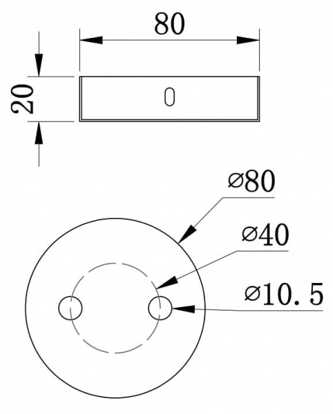 Основание Maytoni Universal base SPR-BASE-R-02-B