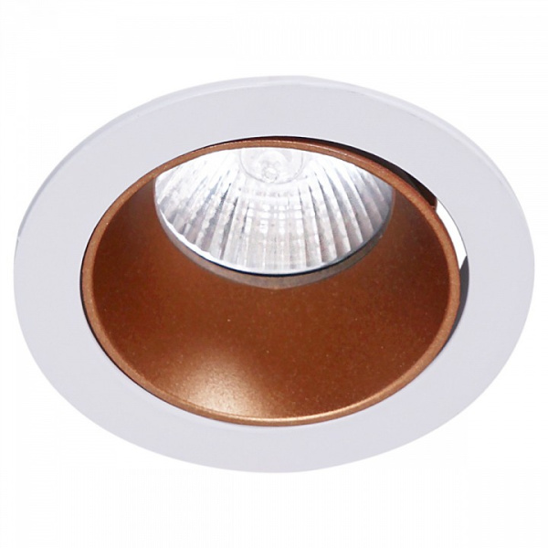 Встраиваемый светильник Reluce 16085 16085-9.0-001PT MR16 WT+ROSE GD