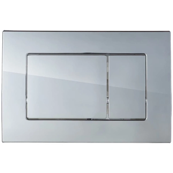 Инсталляция для унитаза Berges Atom 410 040331 с кнопкой смыва, хром