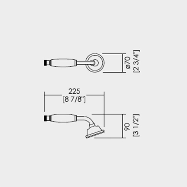 Душевая лейка Devon&Devon Morris UTICI431CR