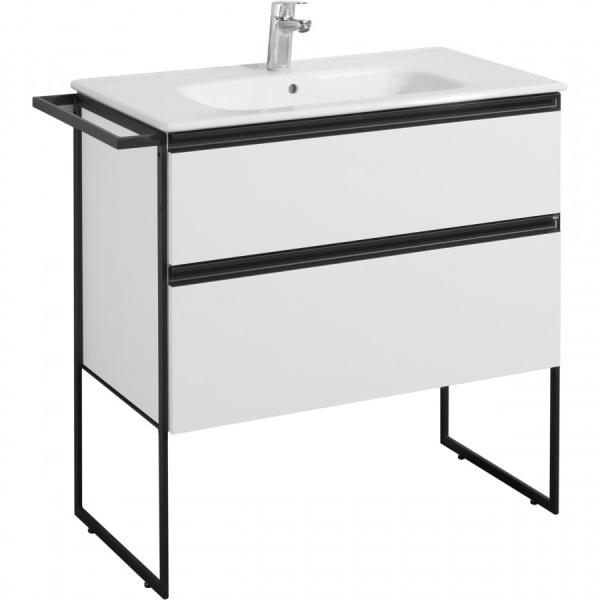 Тумба под раковину Roca Domi 80 A857459806 белый глянец