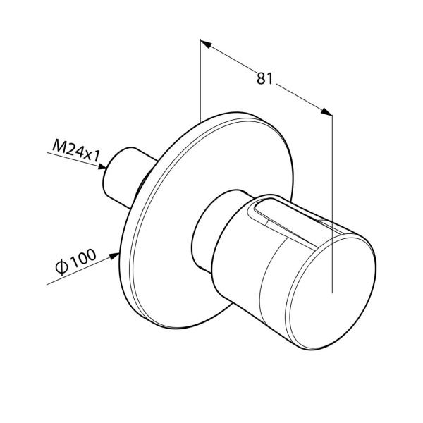 Переключатель на 2 положения Kludi Balance 528470575