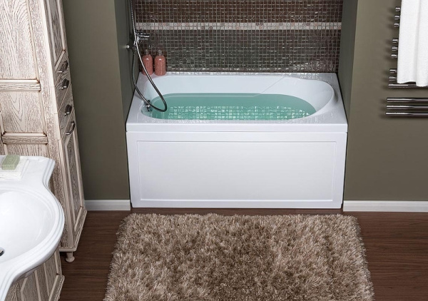 Акриловая ванна Aquanet West 120х70 белый