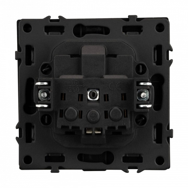 Розетка влагозащищенная с заземлением с крышкой, без рамки Arlight SCT 054283