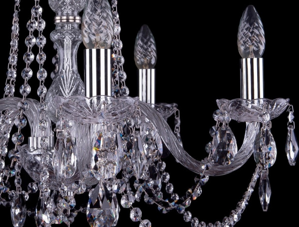 Подвесная люстра Bohemia Ivele Crystal 1402 1402/5/195/Ni
