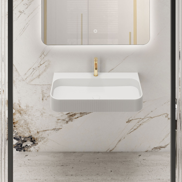 Раковина Vincea 90 см VWB-6SG90MW белый матовый