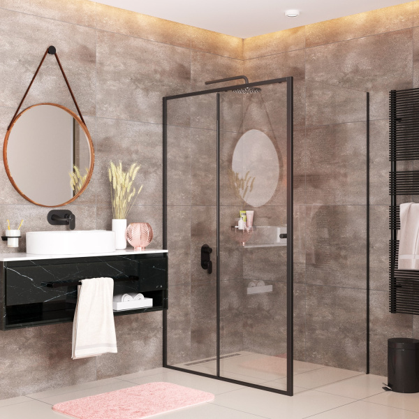 Душевой уголок WasserKRAFT Dill 61S 61S35 черный