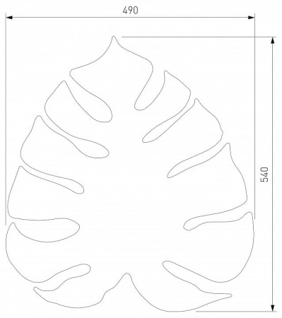 Накладной светильник TK Lighting Monstera 6435 Monstera