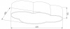 Накладной светильник TK Lighting Cloud 3145 Cloud