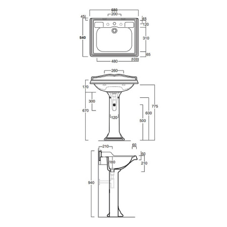 Раковина Simas Arcade 68 AR824bi*1