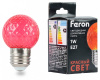 Лампа светодиодная Feron  E27 1Вт K 52164