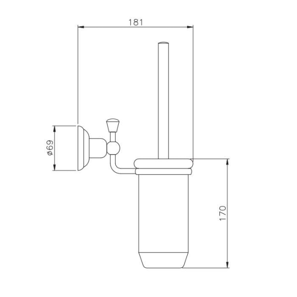 Ершик Nicolazzi Onice 1490CR09O