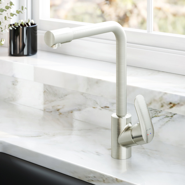 Смеситель для кухни AM.PM Like F8005711 сталь