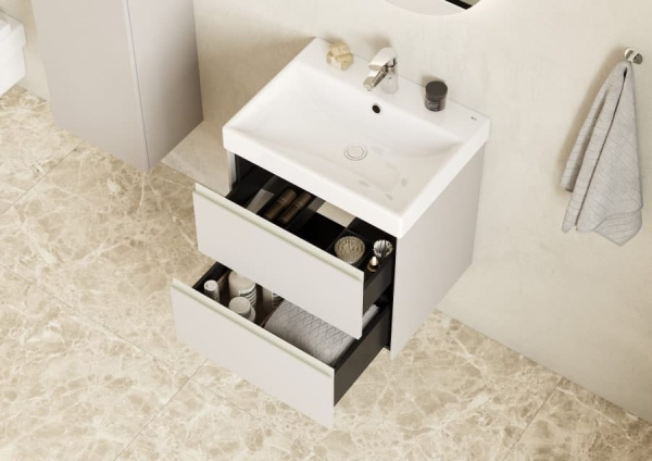 Тумба под раковину Roca Ona Ivory 600 ZRU9307861 слоновая кость