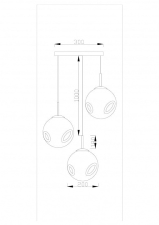 Подвесной светильник Moderli Amo V11524-3P